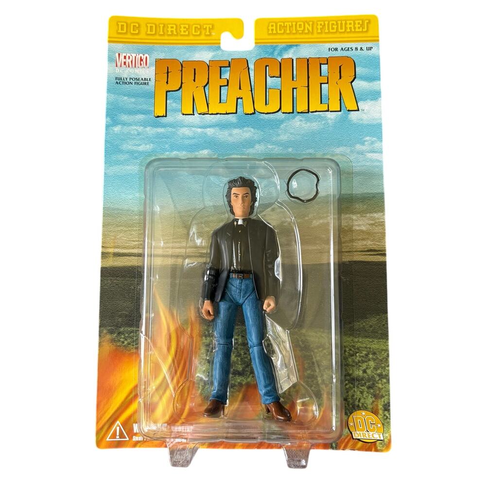 DC Direct Preacher Jesse Custer Action Figure 1999 Vertigo Comics New in Package